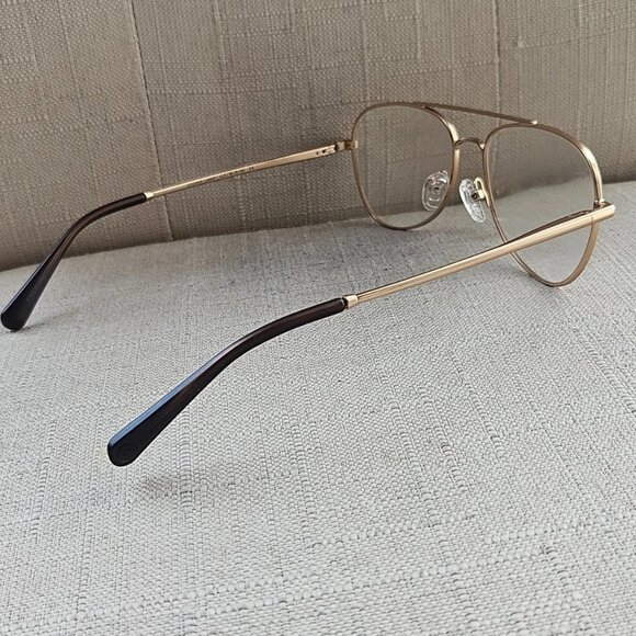 Look Optic Men Eyeglasses Frame Gold Tone COOPER LR85P +2.5 56[]16 140 - Picture 7 of 13